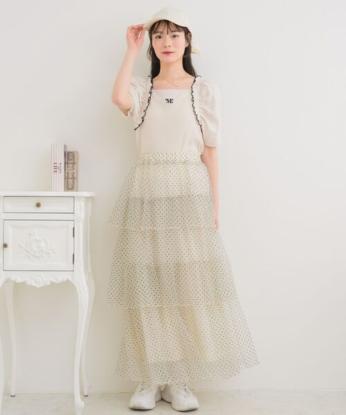 ems excite（エムズエキサイト）の「アソートチュールティアードSK（スカート・レディース・ホワイト系その他/ブルー/ブラック・FREE）」の13枚目の写真