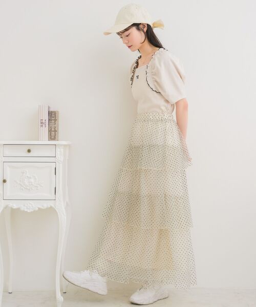 ems excite（エムズエキサイト）の「アソートチュールティアードSK（スカート・レディース・ホワイト系その他/ブルー/ブラック・FREE）」の15枚目の写真