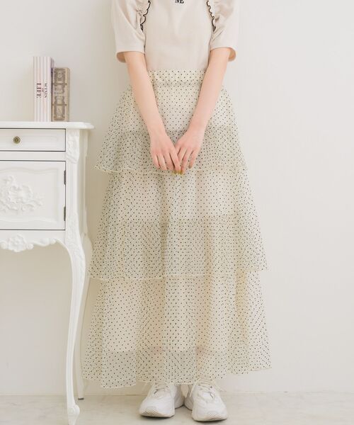 ems excite（エムズエキサイト）の「アソートチュールティアードSK（スカート・レディース・ホワイト系その他/ブルー/ブラック・FREE）」の17枚目の写真