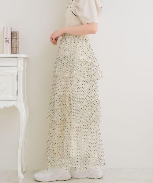 ems excite（エムズエキサイト）の「アソートチュールティアードSK（スカート・レディース・ホワイト系その他/ブルー/ブラック・FREE）」の19枚目の写真