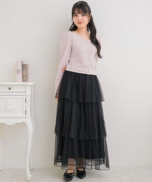 ems excite（エムズエキサイト）の「アソートチュールティアードSK（スカート・レディース・ホワイト系その他/ブルー/ブラック・FREE）」の21枚目の写真