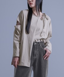 アシメカッティングロンT