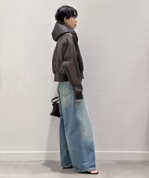 AP STUDIO（エーピーストゥディオ）の「シアーフーディー（パーカー・レディース・グレー・FREE）」の18枚目の写真