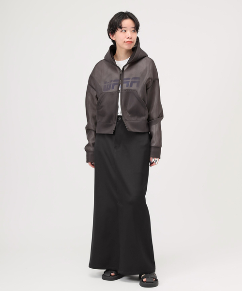 AP STUDIO（エーピーストゥディオ）の「シアーフーディー（パーカー・レディース・グレー・FREE）」の10枚目の写真