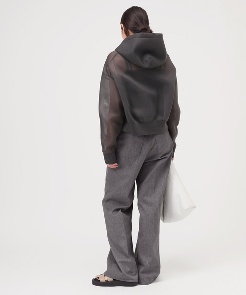 AP STUDIO（エーピーストゥディオ）の「シアーフーディー（パーカー・レディース・グレー・FREE）」の20枚目の写真