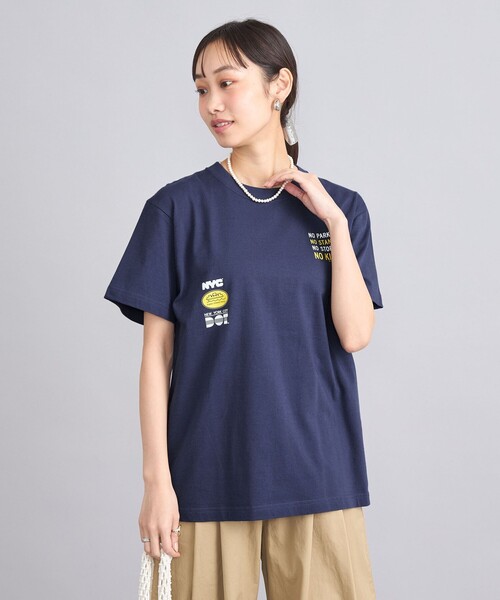 【STONE 】★送料関税込★ロゴプリントTシャツ ROCK STANLEY（ロックスタンレー）別注NYCロゴプリントTシャツ