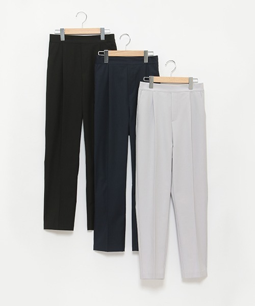 petit main LIEN（プティマインリアン）の「【LADIES】センタープレスパンツ（その他パンツ・レディース・ブラック/ライトグレー/ネイビー・FREE）」の4枚目の写真