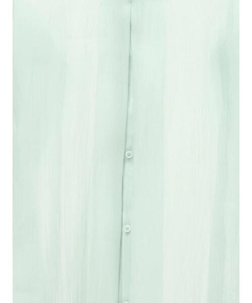 Te chichi（テチチ）の「バック釦シアーレイヤーシャツ（シャツ/ブラウス・レディース・グリーン/オフホワイト/モカ・F）」の6枚目の写真