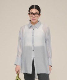 eL | 【eL】Sheer Long Shirt/113056(シャツ/ブラウス)