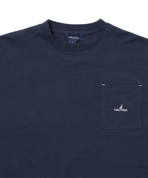 NAUTICA（ノーティカ）の「【NAUTICA】バックスケーターロゴ半袖Tシャツ（Tシャツ/カットソー・キッズ・ライトブルー/ホワイト/ネイビー・M/L/XL）」の6枚目の写真