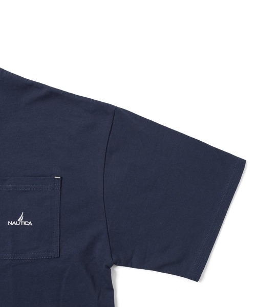 NAUTICA（ノーティカ）の「【NAUTICA】バックスケーターロゴ半袖Tシャツ（Tシャツ/カットソー・キッズ・ライトブルー/ホワイト/ネイビー・M/L/XL）」の7枚目の写真