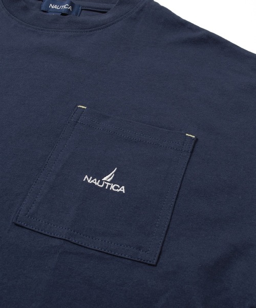 NAUTICA（ノーティカ）の「【NAUTICA】バックスケーターロゴ半袖Tシャツ（Tシャツ/カットソー・キッズ・ライトブルー/ホワイト/ネイビー・M/L/XL）」の8枚目の写真