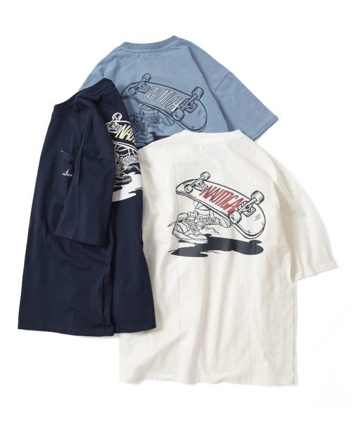 セール】【NAUTICA】バックスケーターロゴ半袖Tシャツ（Tシャツ