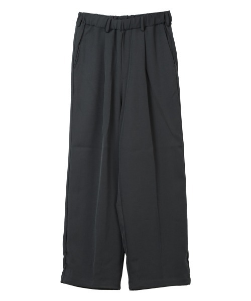 LUXSTYLE（ラグスタイル）の「ストレッチタックワイドパンツ（スラックス・メンズ・ブラウン/チャコール/ブラック/グレー・M/L/XL）」の17枚目の写真