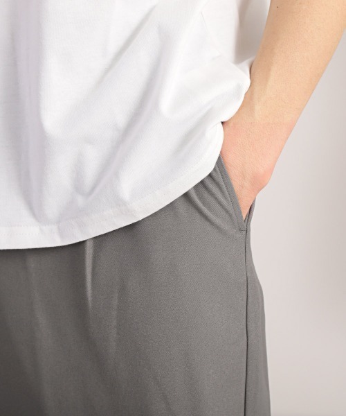 LUXSTYLE（ラグスタイル）の「ストレッチタックワイドパンツ（スラックス・メンズ・ブラウン/チャコール/ブラック/グレー・M/L/XL）」の18枚目の写真