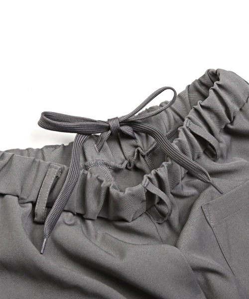 LUXSTYLE（ラグスタイル）の「ストレッチタックワイドパンツ（スラックス・メンズ・ブラウン/チャコール/ブラック/グレー・M/L/XL）」の22枚目の写真