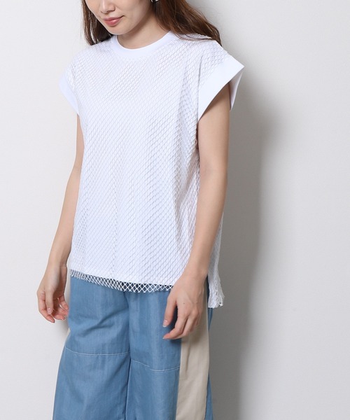 Re.Verofonna - Re.Verofonna  ヴェロフォンナ　メッシュTシャツ Re.Verofonna（ヴェロフォンナ）の「メッシュカットソー（T