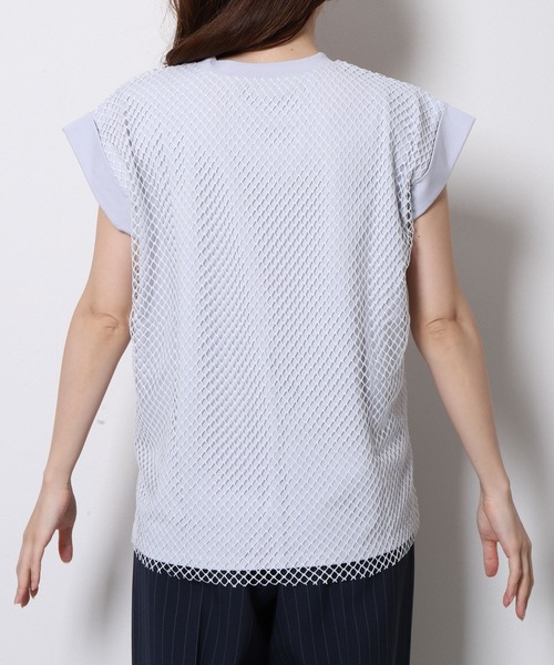 Re.Verofonna（ヴェロフォンナ）の「メッシュカットソー（T