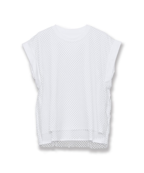 Re.Verofonna（ヴェロフォンナ）の「メッシュカットソー（T
