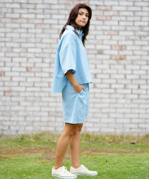 Ungrid（アングリッド）の「【ムラサキスポーツ限定】UNGRID/アングリッド 水陸両用/ユーティリティー 半袖シャツ/セットアップ対応  240401（シャツ/ブラウス・レディース・ブラック/ブルー・M）」の8枚目の写真