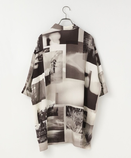 LOWRYS FARM（ローリーズファーム）の「フォトコラージュシャツＳＳ　120680（シャツ/ブラウス・メンズ・ホワイト/ネイビー/オレンジ・MEDIUM/LARGE）」の10枚目の写真