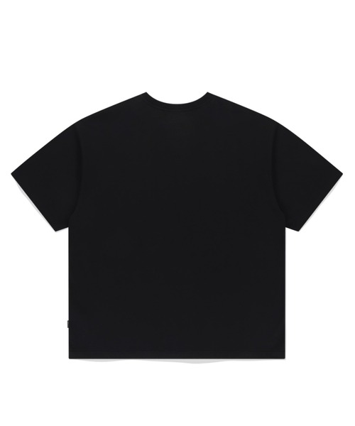 【セール】A'GEM/9 × .kom 『ROMANTIC CROWN/ロマンティック クラウン』 TRIPLE DAISY MIXED LOGO TEE SHIRT/デージーロゴTシャツ（Tシャツ/カットソー）｜ROMANTIC CROWN（ロマンティッククラウン）