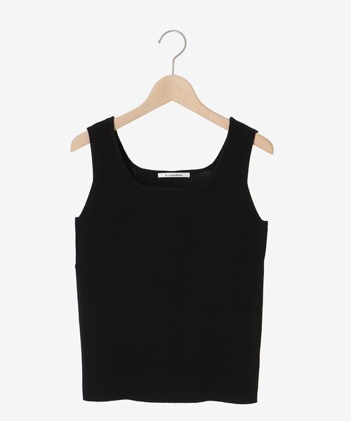 le.coeur blanc(ルクールブラン)の「スクエアニットタンク(タンクトップ・レディース・ブラック/ホワイト/ベージュ・38)」の13枚目の写真