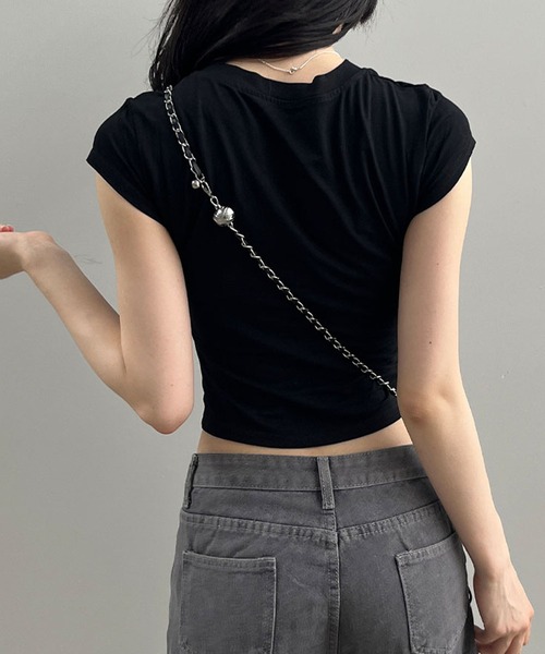 AMBUSH ハートカットアウトtee ブラック - メルカリ