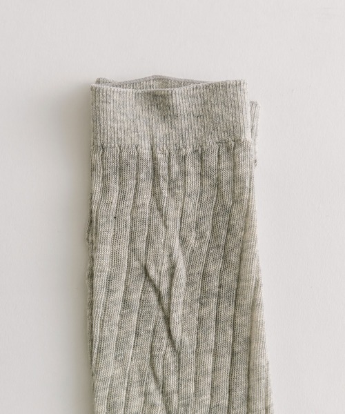 OLIVE des OLIVE（オリーブデオリーブ）の「セミシアルーズソックス　1041110150（ソックス/靴下・レディース・ホワイト/ライトグレー・FREE）」の7枚目の写真