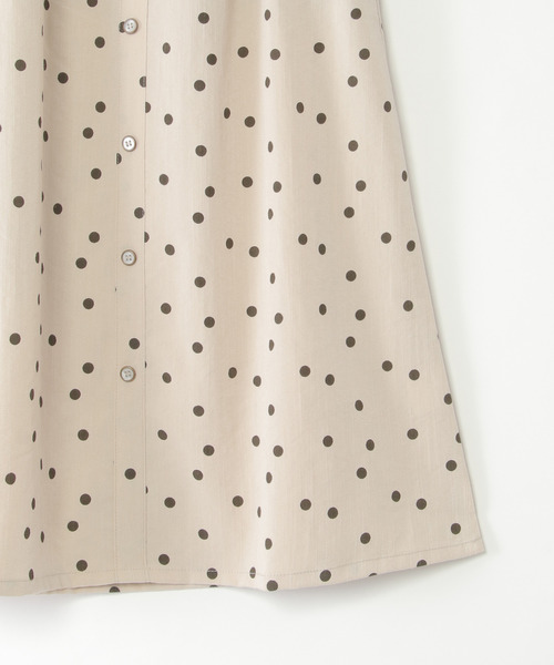 ikka(イッカ)の「キャミ×ジャンパースカートドッキングワンピース(120~160cm)(ワンピース・キッズ・ベージュ/ブラック/グリーン・150/140/130/120/160)」の12枚目の写真