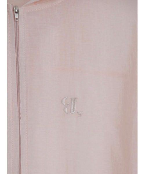 JUMELLE（ジュメロ）の「sheer blouson（シャツ/ブラウス・レディース・ピンク/アイボリー・FREE）」の7枚目の写真