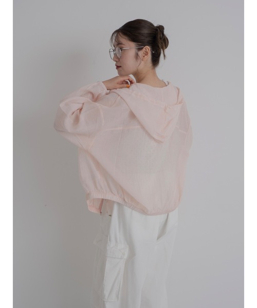 JUMELLE（ジュメロ）の「sheer blouson（シャツ/ブラウス・レディース・ピンク/アイボリー・FREE）」の20枚目の写真