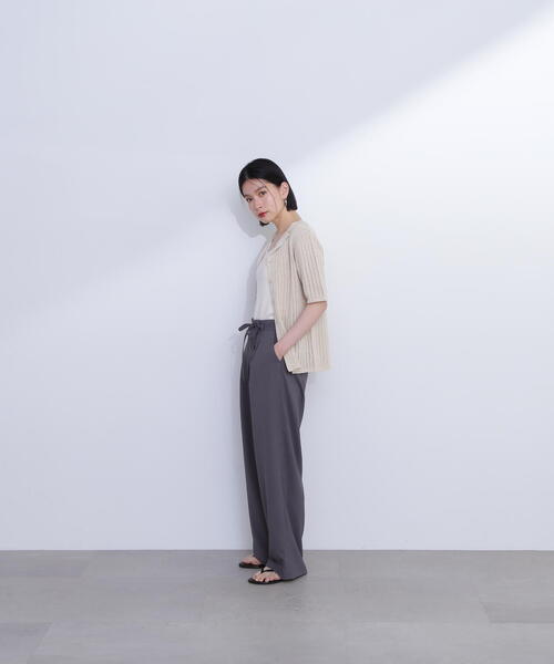 N.(N. Natural Beauty Basic)(エヌエヌナチュラルビューティーベーシック)の「◆カイキン柄編みニット(ニット/セーター・レディース・ベージュ/オレンジ/ブラック・MEDIUM)」の17枚目の写真