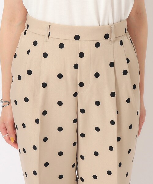 DRESKIP(ドレスキップ)の「◆【洗える/UV】コーデのアクセントに!麻調ドットプリントテーパードパンツ(その他パンツ・レディース・チャコール/ベージュ系5/オリーブ系9・03/02/04)」の19枚目の写真