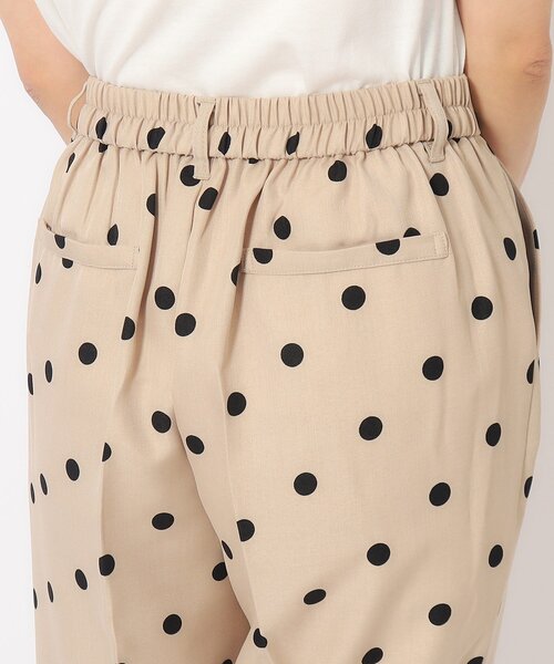 DRESKIP(ドレスキップ)の「◆【洗える/UV】コーデのアクセントに!麻調ドットプリントテーパードパンツ(その他パンツ・レディース・チャコール/ベージュ系5/オリーブ系9・03/02/04)」の21枚目の写真