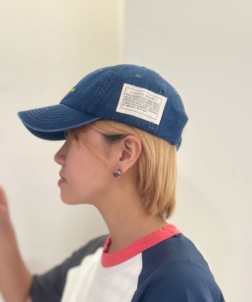 GREEN BOWL（グリーンボウル）の「グリーンボウル 【GREEN BOWL】 】Denim Wash Low Cap（キャップ・レディース・インディゴブルー・FREE）」の2枚目の写真