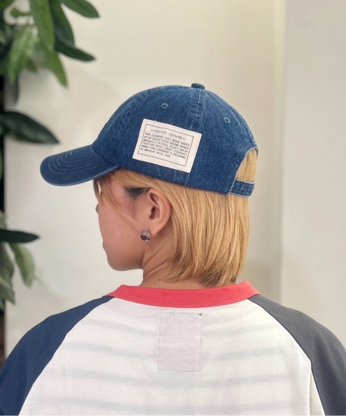 GREEN BOWL（グリーンボウル）の「グリーンボウル 【GREEN BOWL】 】Denim Wash Low Cap（キャップ・レディース・インディゴブルー・FREE）」の3枚目の写真