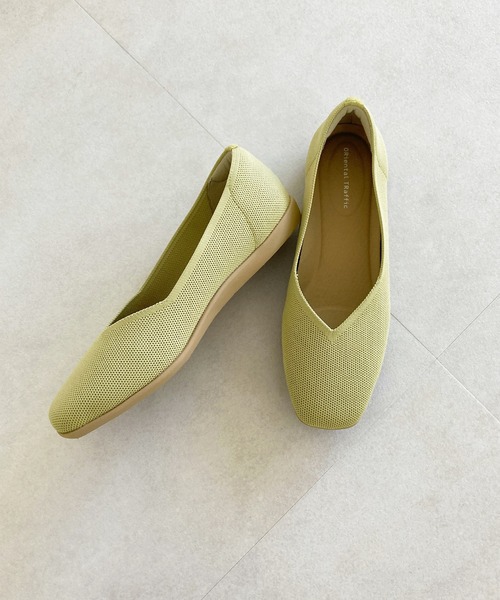 ORiental TRaffic（オリエンタルトラフィック）の「軽量 跳べるパンプス ニット パンプス /R-3215（パンプス・レディース・ベージュ系その他/ブラウン/ピンク/ベージュ/ブラック/グリーン・33/34/35/36/37/38/39/40/41/42/43）」の15枚目の写真