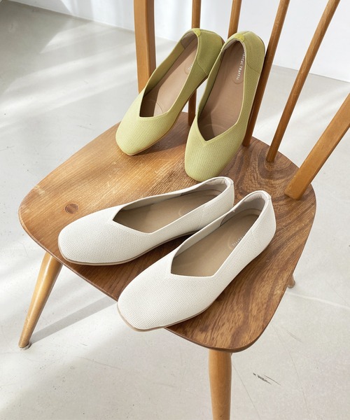 ORiental TRaffic（オリエンタルトラフィック）の「軽量 跳べるパンプス ニット パンプス /R-3215（パンプス・レディース・ベージュ系その他/ブラウン/ピンク/ベージュ/ブラック/グリーン・33/34/35/36/37/38/39/40/41/42/43）」の16枚目の写真