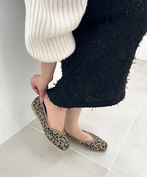 ORiental TRaffic（オリエンタルトラフィック）の「軽量 跳べるパンプス ニット パンプス /R-3215（パンプス・レディース・ベージュ系その他/ブラウン/ピンク/ベージュ/ブラック/グリーン・33/34/35/36/37/38/39/40/41/42/43）」の7枚目の写真