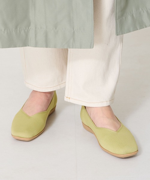 ORiental TRaffic（オリエンタルトラフィック）の「軽量 跳べるパンプス ニット パンプス /R-3215（パンプス・レディース・ベージュ系その他/ブラウン/ピンク/ベージュ/ブラック/グリーン・33/34/35/36/37/38/39/40/41/42/43）」の19枚目の写真