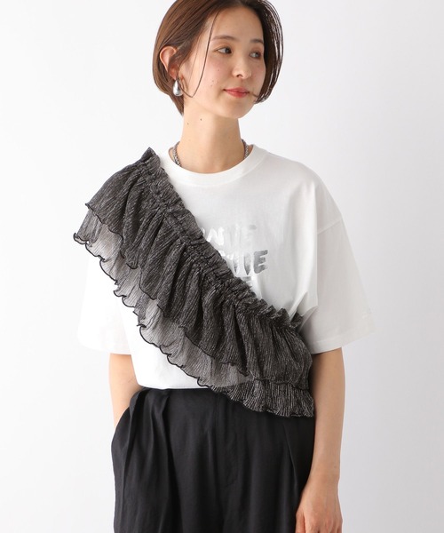 LEPSIM（レプシィム）の「マルチ襟レイヤード　126773（付け襟・レディース・ブラック/ライトグレー・FREE）」の3枚目の写真