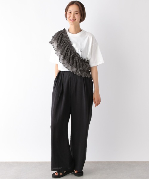 LEPSIM（レプシィム）の「マルチ襟レイヤード　126773（付け襟・レディース・ブラック/ライトグレー・FREE）」の6枚目の写真