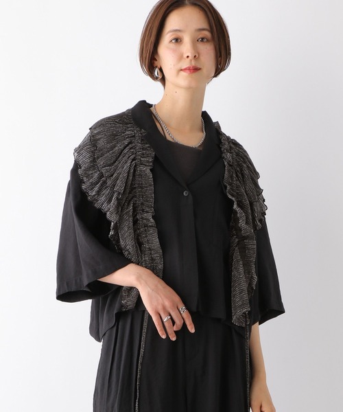 LEPSIM（レプシィム）の「マルチ襟レイヤード　126773（付け襟・レディース・ブラック/ライトグレー・FREE）」の8枚目の写真