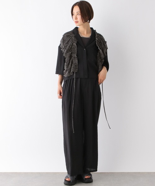 LEPSIM（レプシィム）の「マルチ襟レイヤード　126773（付け襟・レディース・ブラック/ライトグレー・FREE）」の9枚目の写真