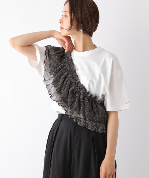 LEPSIM（レプシィム）の「マルチ襟レイヤード　126773（付け襟・レディース・ブラック/ライトグレー・FREE）」の4枚目の写真