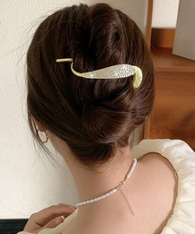 Miniministore | ヘアクリップレディース 連なりパール 夏(バレッタ/ヘアクリップ)