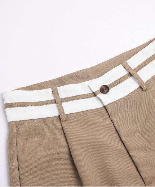 La-gemme（ラジェム）の「マーベルトデザインショートパンツ（その他パンツ・レディース・ブラック/グレイッシュベージュ/ベージュ/ライトイエロー・M/L）」の14枚目の写真