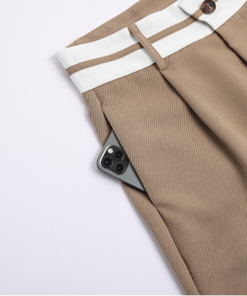 La-gemme（ラジェム）の「マーベルトデザインショートパンツ（その他パンツ・レディース・ブラック/グレイッシュベージュ/ベージュ/ライトイエロー・M/L）」の11枚目の写真