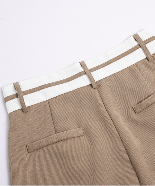 La-gemme（ラジェム）の「マーベルトデザインショートパンツ（その他パンツ・レディース・ブラック/グレイッシュベージュ/ベージュ/ライトイエロー・M/L）」の8枚目の写真